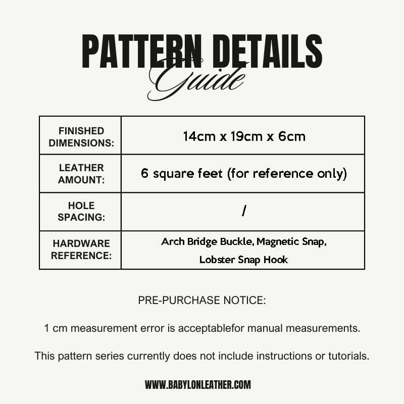 BABYLON™ Love Heart Crossbody Bag Pattern AAB - 467 - Babylon LeatherBabylon LeatherAAB - 467 - Kraft Board