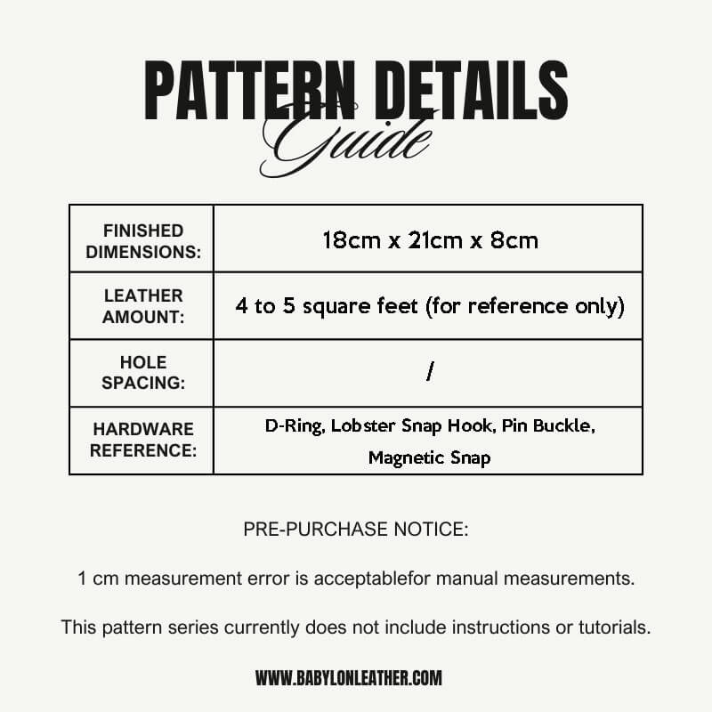 BABYLON™ Love's Gift Crossbody Bag Leather Pattern AAB - 448 - Babylon LeatherBabylon LeatherAAB-448-Kraft Board