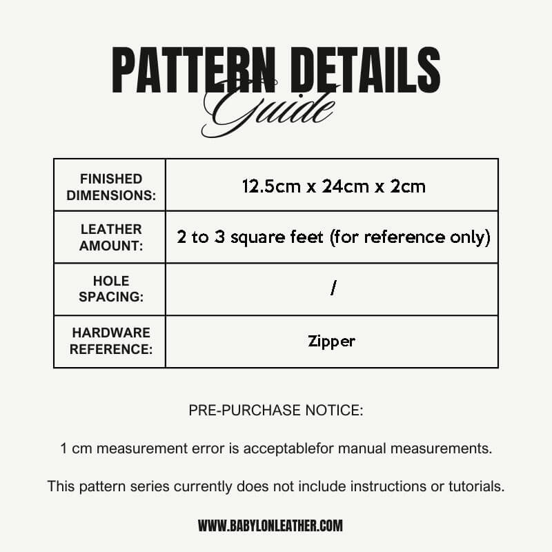 BABYLON™ Lv - Style Clutch Phone Bag Pattern AAB - 16 - Babylon LeatherBabylon LeatherAAB - 16 - Kraft Board