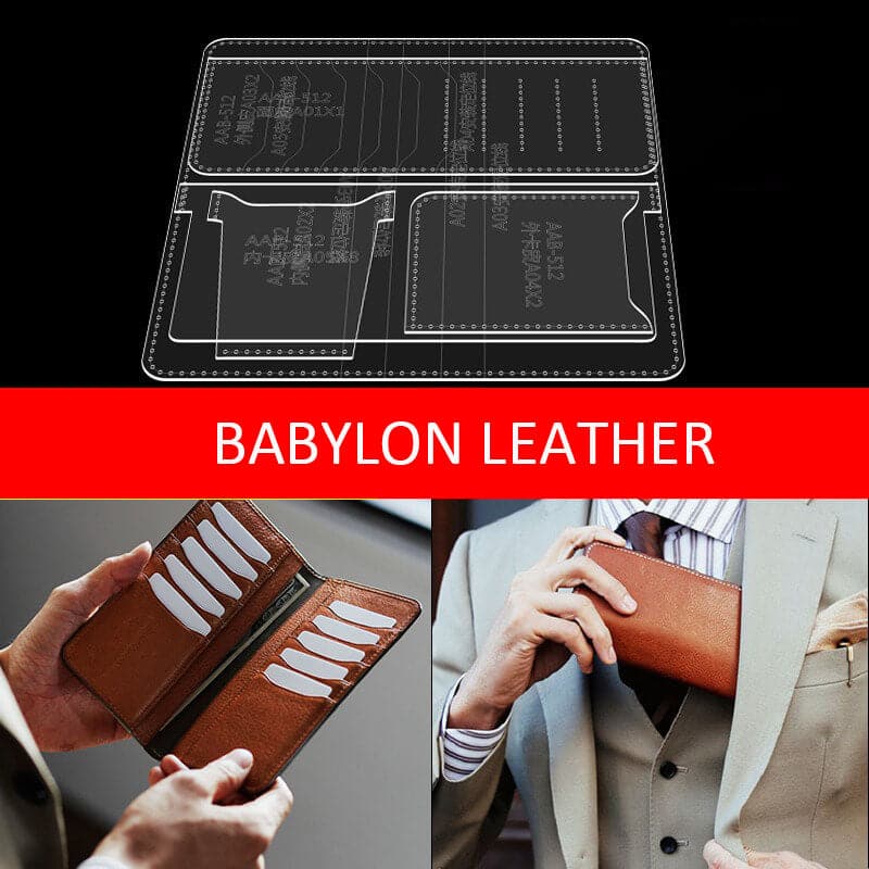 BABYLON™ Men's Clutch Pattern AAB - 512 - Babylon LeatherBabylon LeatherAAB - 512 - Kraft Board