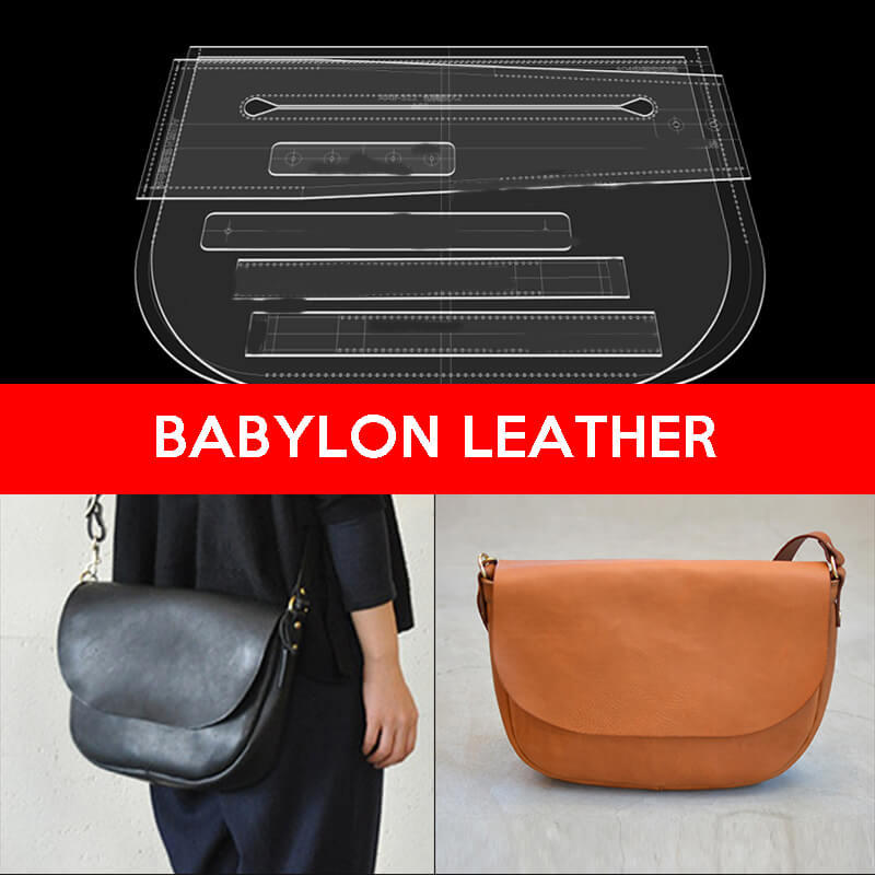 BABYLON™ Men's Crossbody Bag Leather Craft Pattern AAB - 322 - Babylon LeatherBabylon LeatherAAB - 322 - Kraft Board