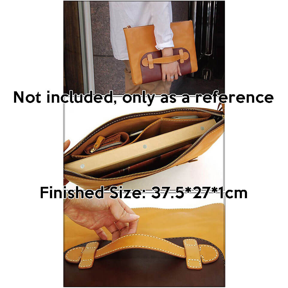 BABYLON™ Men's Document Bag Briefcase Bag Pattern AAB - 89 - Babylon LeatherBabylon LeatherAAB - 89 - Kraft Board