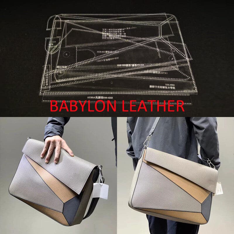 BABYLON™ Men's Large Shoulder Laptop Bag Pattern AAB - 763 - Babylon LeatherBabylon LeatherAAB - 763 - Kraft Board