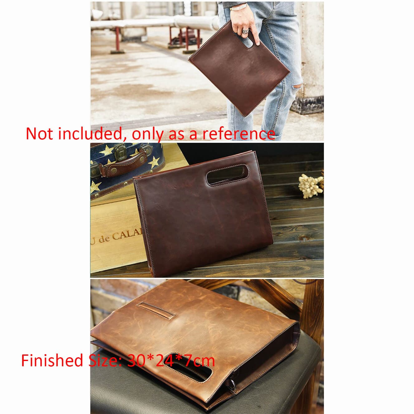 BABYLON™ Men's Leather Briefcase Pattern AAB - 556 - Babylon LeatherBabylon LeatherAAB - 556 - Kraft Board