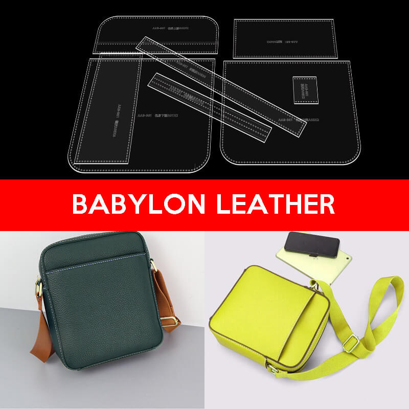 BABYLON™ Men’s Messenger Shoulder Bag Pattern AAB - 961 - Babylon LeatherBabylon LeatherAAB-961-Kraft Board