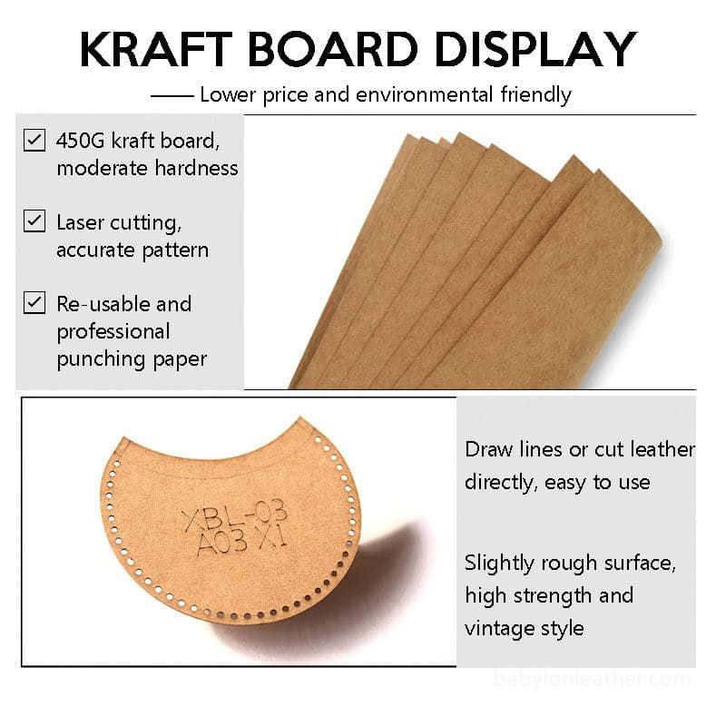 BABYLON™ Men's Sling Bag Making Leather Pattern AAB - 863 - Babylon LeatherBabylon LeatherAAB - 863 - Kraft Board