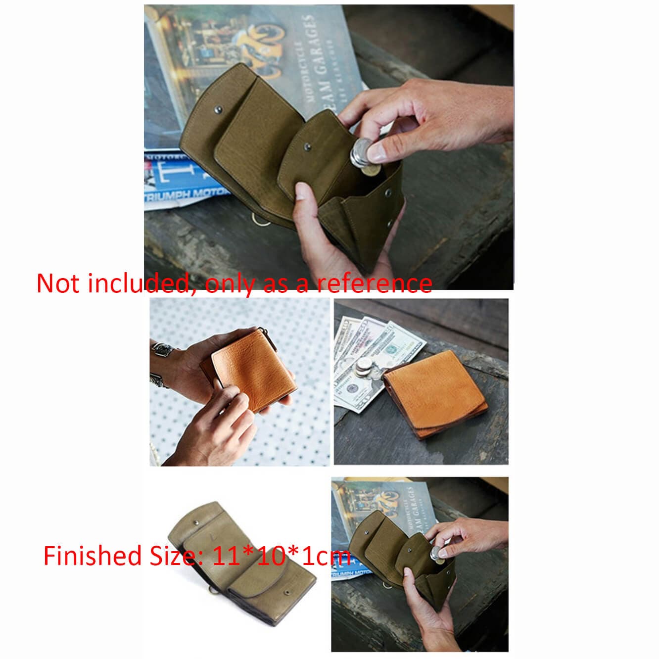 BABYLON™ Mens Wallet Leathercraft Pattern AAB - 443 - Babylon LeatherBabylon LeatherAAB - 443 - Kraft Board