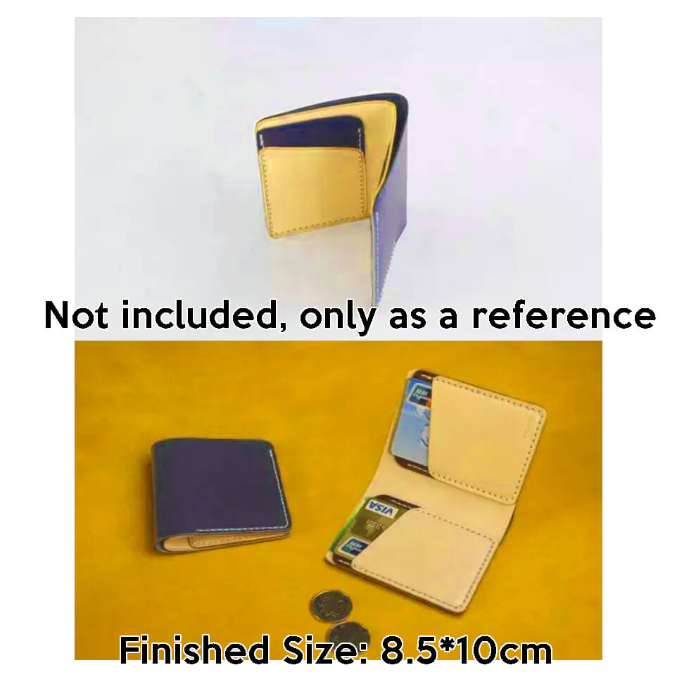 BABYLON™ Minimalist Bi - Fold Short Wallet Pattern DBC - 15 - Babylon LeatherBabylon LeatherDBC - 15 - Kraft Board