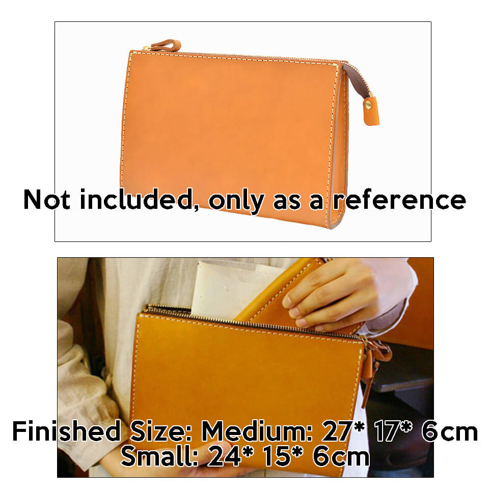 BABYLON™ Minimalist Clutch Leather Crafting Pattern AAB - 90 - Babylon LeatherBabylon LeatherAAB - 90 - Kraft Board - Medium