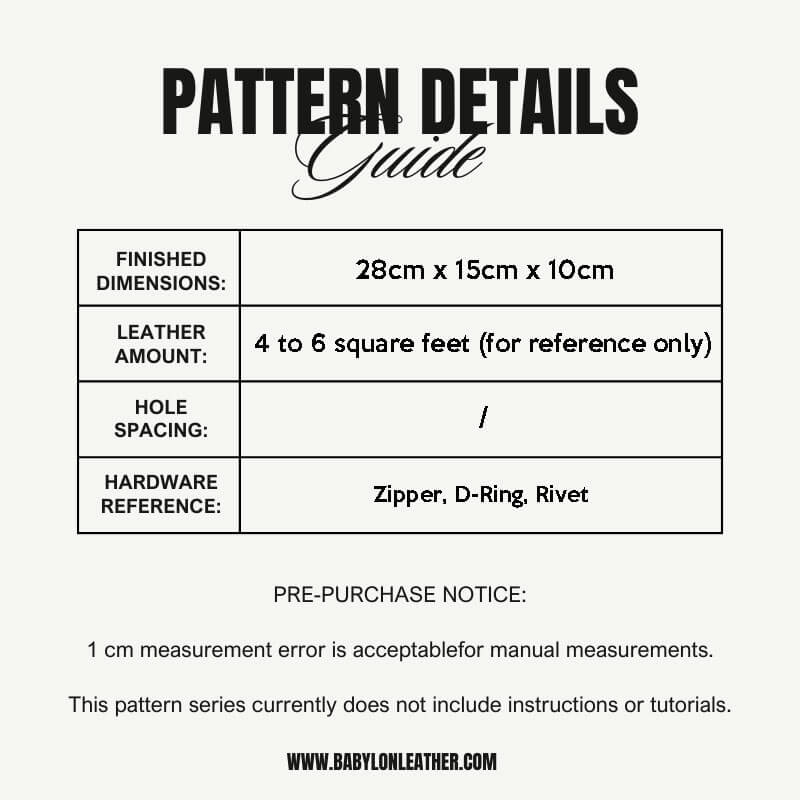 BABYLON™ Minimalist Crossbody Bag Leather Pattern AAB - 142 - Babylon LeatherBabylon LeatherAAB - 142 - Kraft Board