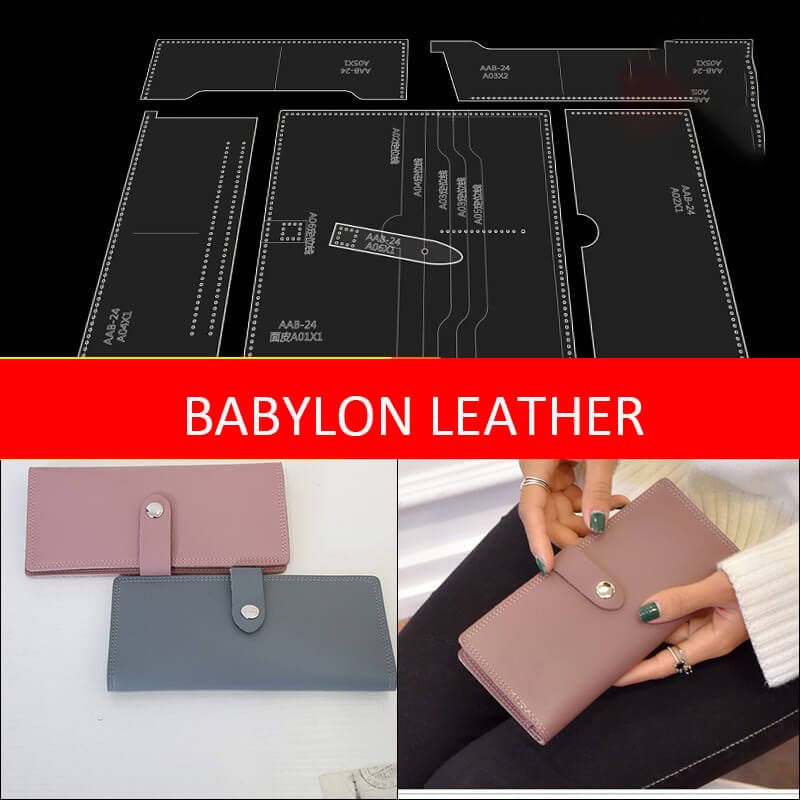 BABYLON™ Minimalist Long Wallet DIY Pattern AAB - 24 - Babylon LeatherBabylon LeatherAAB - 24 - Kraft Board