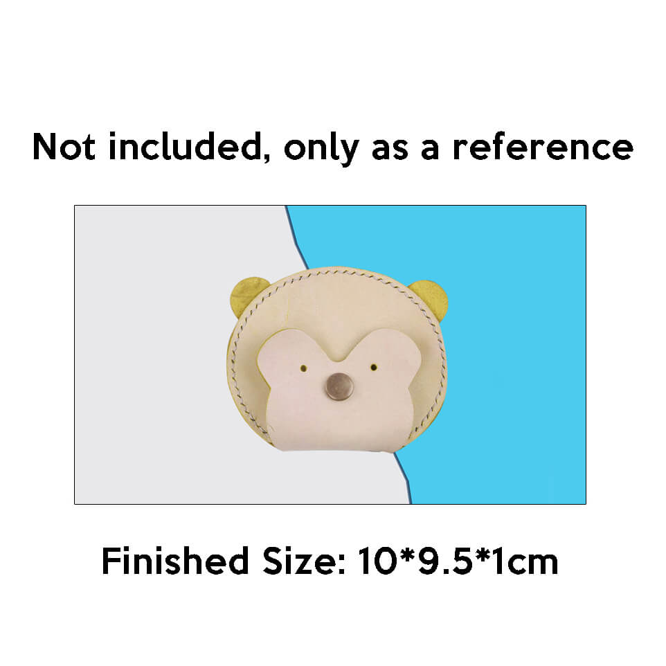 BABYLON™ Monkey Coin Purse Leather Pattern AAB - 369 - Babylon LeatherBabylon LeatherAAB-369-Kraft Board