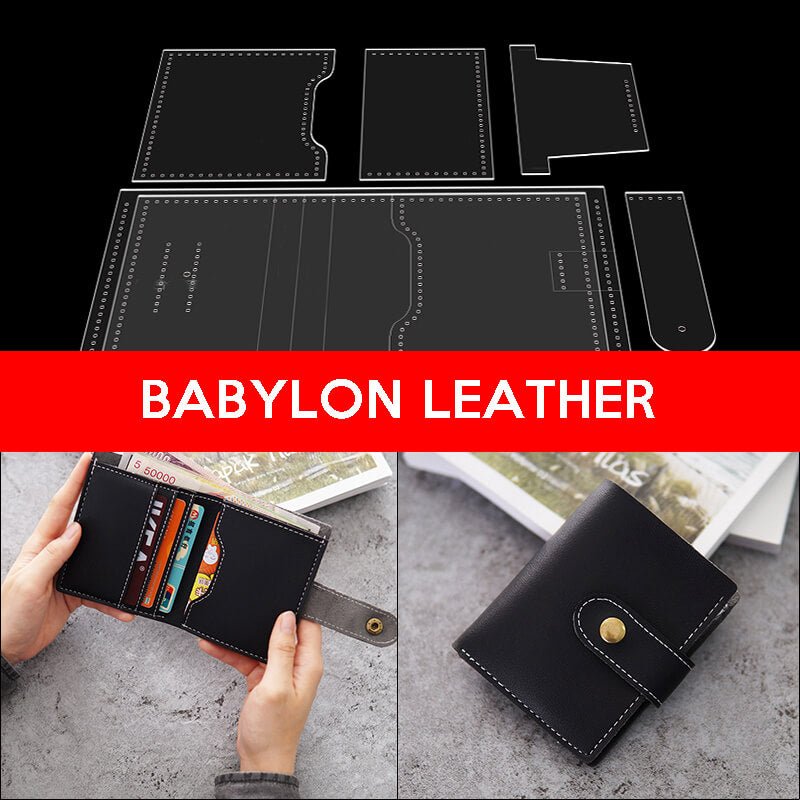 BABYLON™ Multi - Card Wallet Love's Gift Pattern BGW - 02 - Babylon LeatherBabylon LeatherBGW-02-Kraft Board