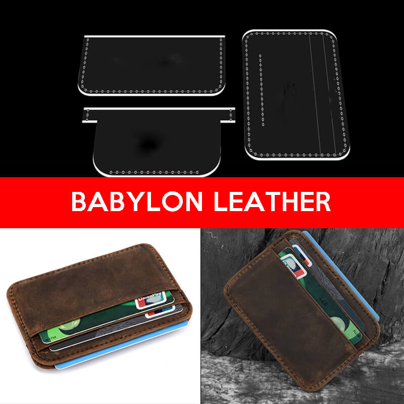 BABYLON™ Multi - Functional Cardholder Wallet Making Pattern AAB - 300 - Babylon LeatherBabylon LeatherAAB - 300 - Kraft Board