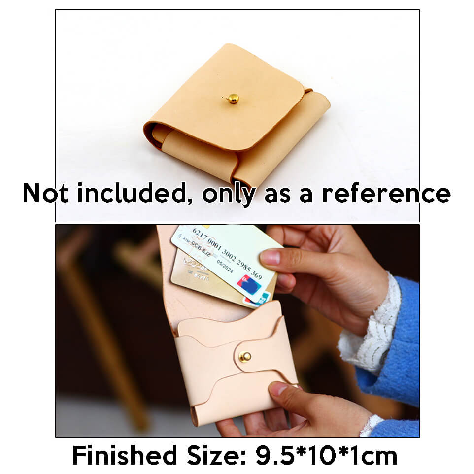 BABYLON™ No - Sew Coin Purse Leather Gift Pattern AAB - 315 - Babylon LeatherBabylon LeatherAAB - 315 - Kraft Board