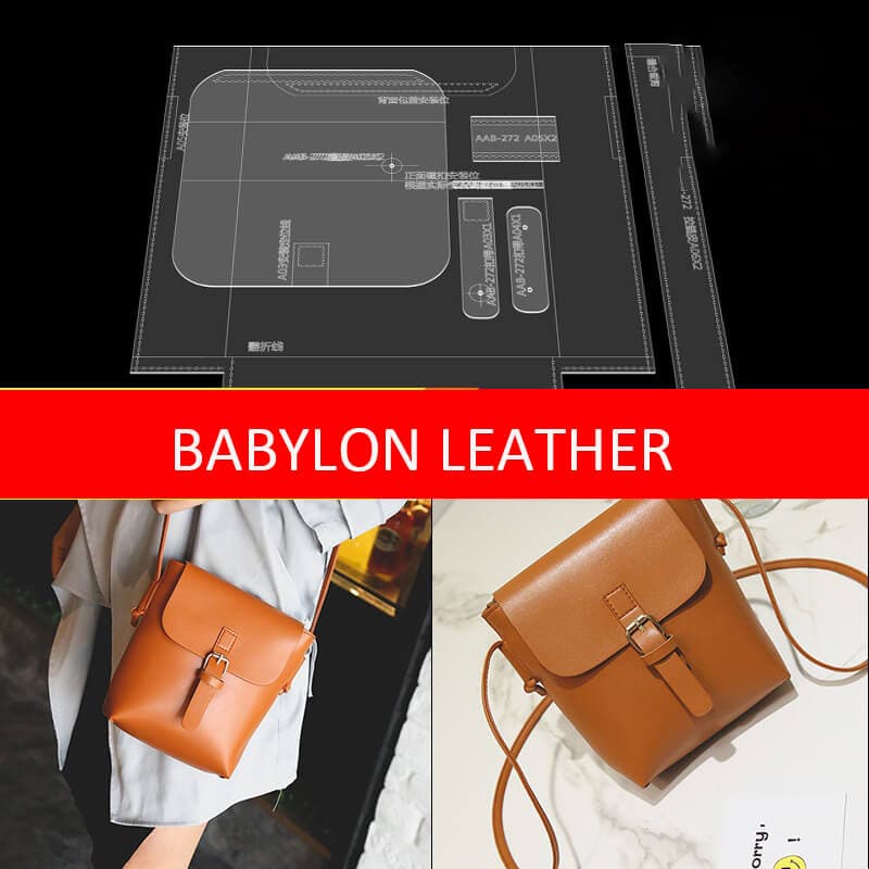 BABYLON™ Pattern for Crossbody Bag AAB - 272 - Babylon LeatherBabylon LeatherAAB - 272 - Kraft Board
