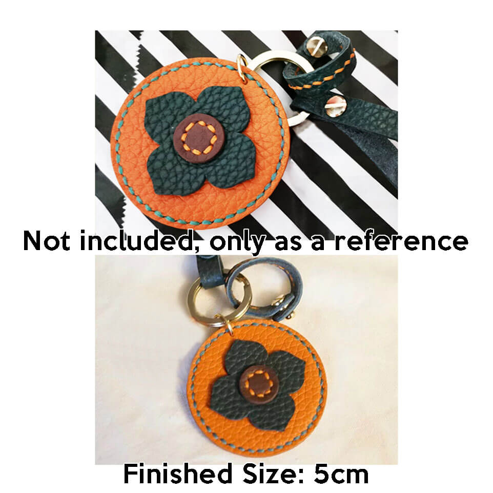 BABYLON™ Persimmon Keychain Charm Pattern AAB - 818 - Babylon LeatherBabylon LeatherAAB - 818 - Kraft Board