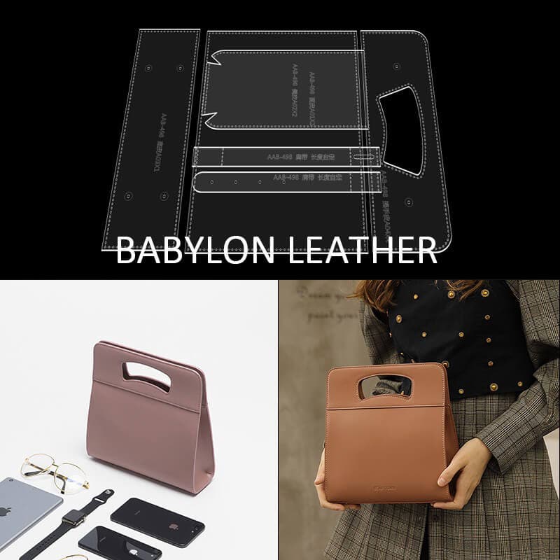 BABYLON™ Personalized Handbag Pattern AAB - 498 - Babylon LeatherBabylon LeatherAAB - 498 - Kraft Board