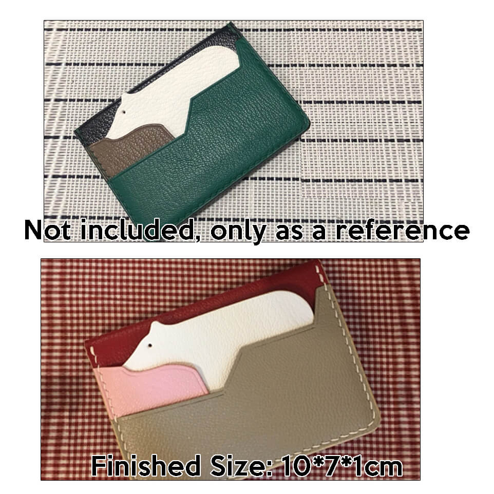 BABYLON™ Polar Bear Card Holder Leather Pattern AAB - 374 - Babylon LeatherBabylon LeatherAAB-374-Kraft Board