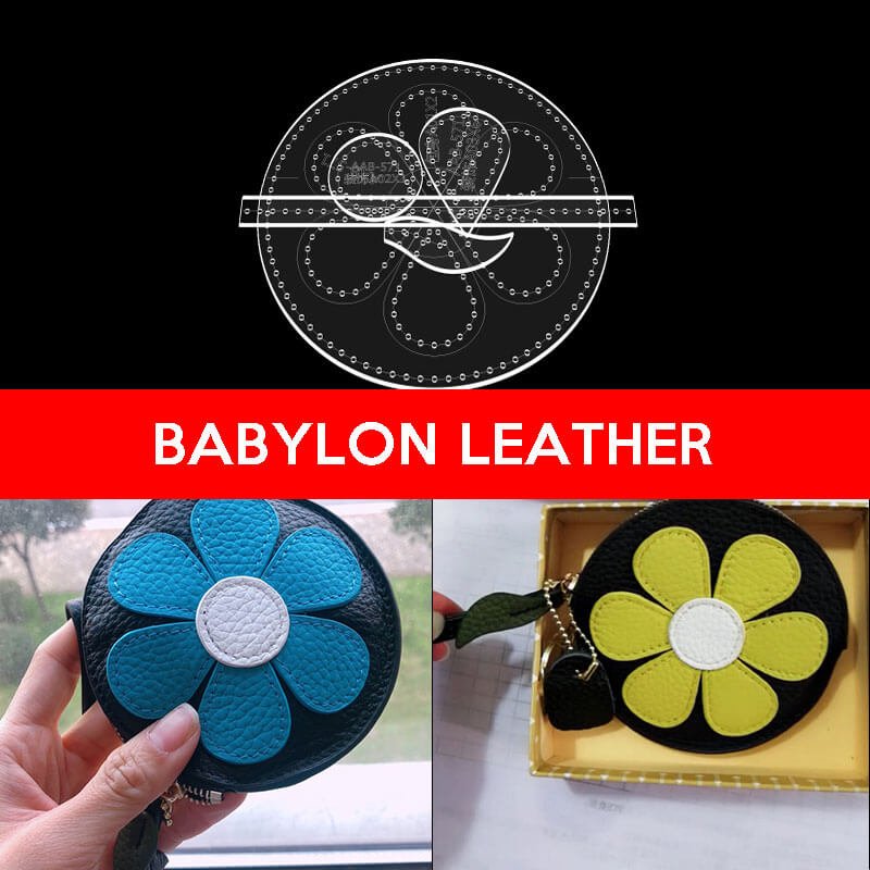 BABYLON™ Round Coin Purse DIY Pattern AAB - 571 - Babylon LeatherBabylon LeatherAAB - 571 - Kraft Board