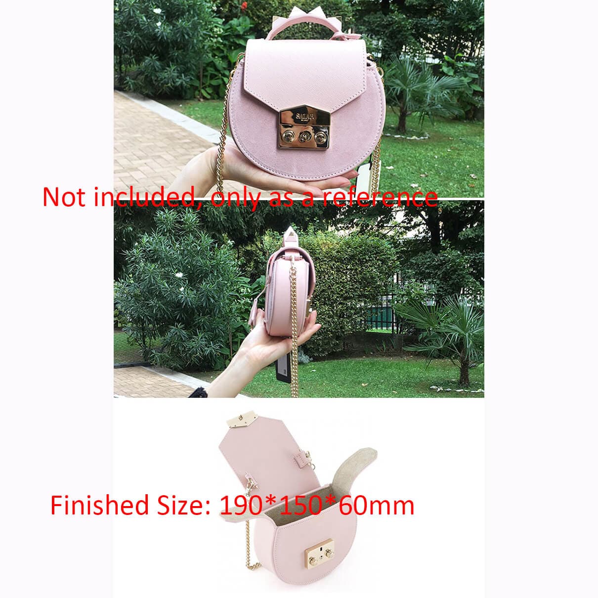 BABYLON™ Round Crossbody Bag Pattern AAB - 696 - Babylon LeatherBabylon LeatherAAB - 696 - Kraft Board