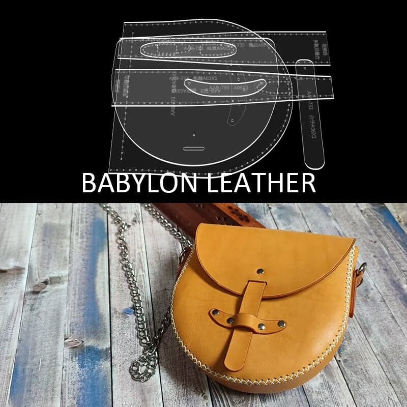 BABYLON™ Saddle Bag Leather Craft DIY Pattern AAB - 733 - Babylon LeatherBabylon LeatherAAB - 733 - Kraft Board