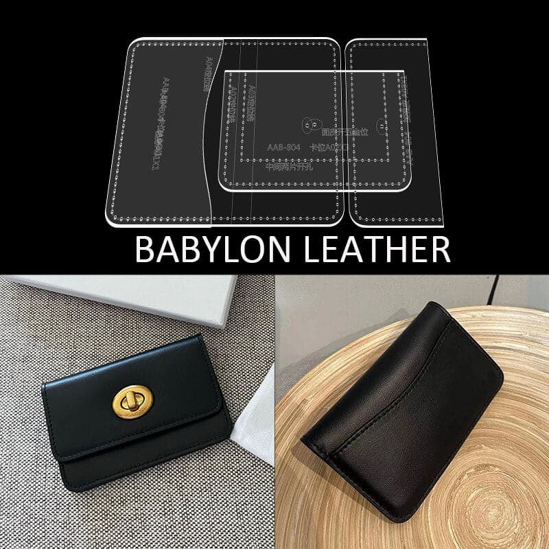 BABYLON™ Short Wallet Card Holder Pattern AAB - 804 - Babylon LeatherBabylon LeatherAAB - 804 - Kraft Board
