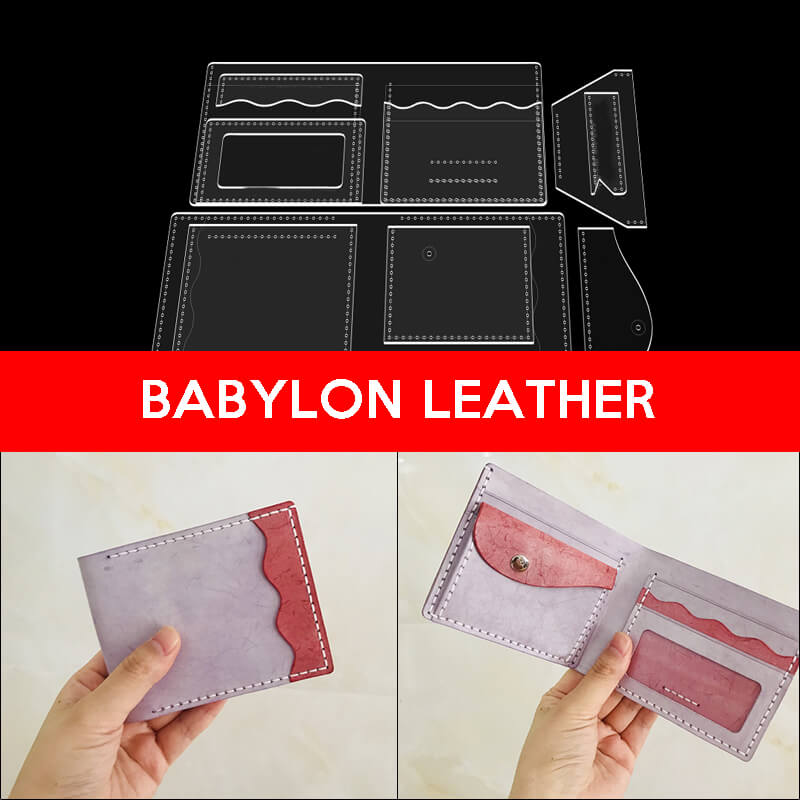 BABYLON™ Short Wallet Leather Craft Pattern AAB - 466 - Babylon LeatherBabylon LeatherAAB-466-Kraft Board