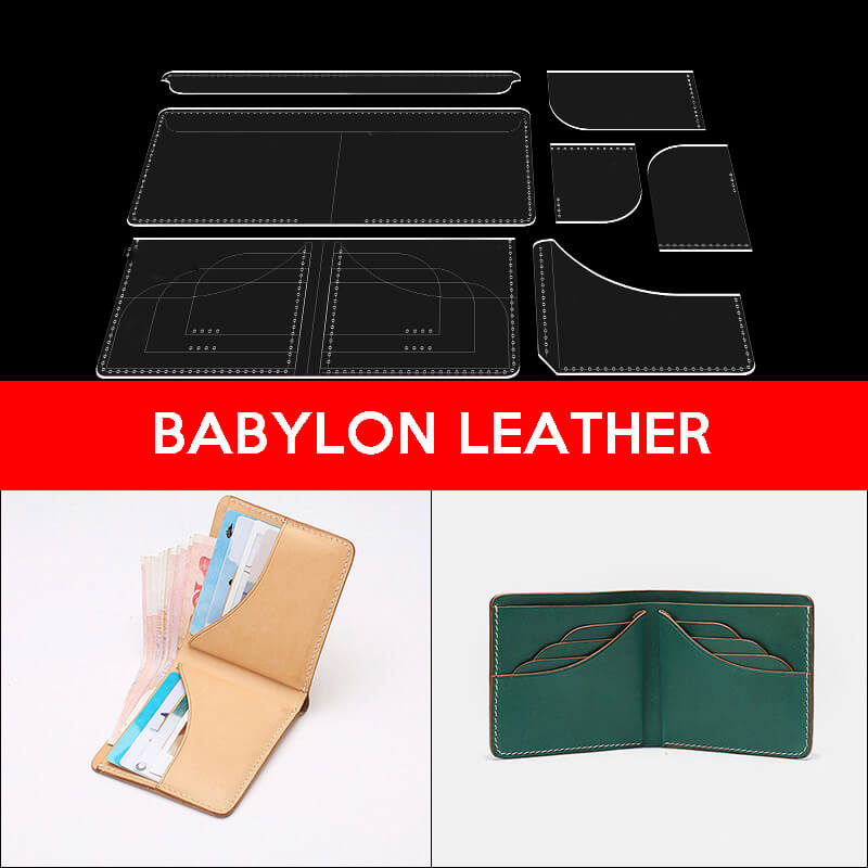 BABYLON™ Short Wallet Leather Crafting Pattern AAB - 29 - Babylon LeatherBabylon LeatherAAB - 29 - Kraft Board