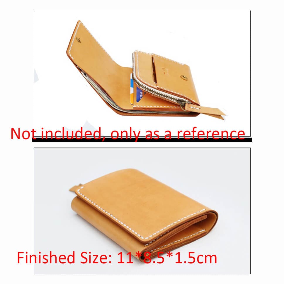 BABYLON™ Short Wallet Leather DIY Pattern AAB - 27 - Babylon LeatherBabylon LeatherAAB - 27 - Kraft Board