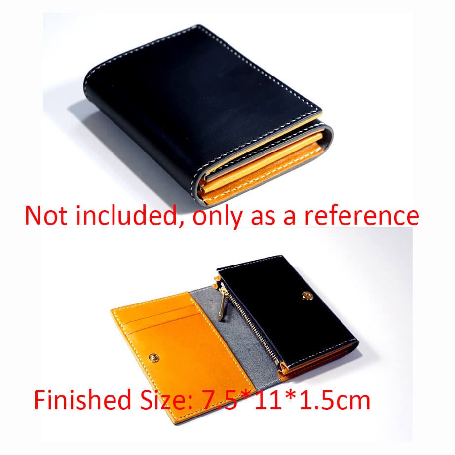 BABYLON™ Short Zipper Wallet Pattern AAB - 784 - Babylon LeatherBabylon LeatherAAB - 784 - Kraft Board