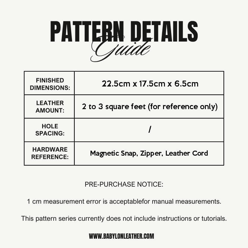 BABYLON™ Shoulder Bag Leather Handmade Gift Pattern AAB - 215 - Babylon LeatherBabylon LeatherAAB - 215 - Kraft Board