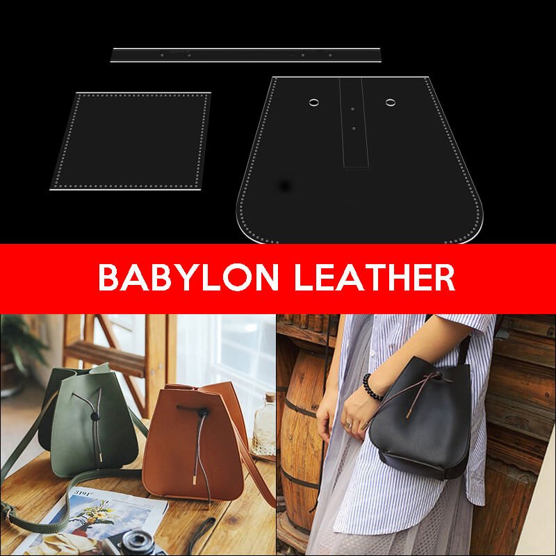 BABYLON™ Shoulder Bucket Bag Leather Gift Pattern JBX - 08 - Babylon LeatherBabylon LeatherJBX-08-Kraft Board