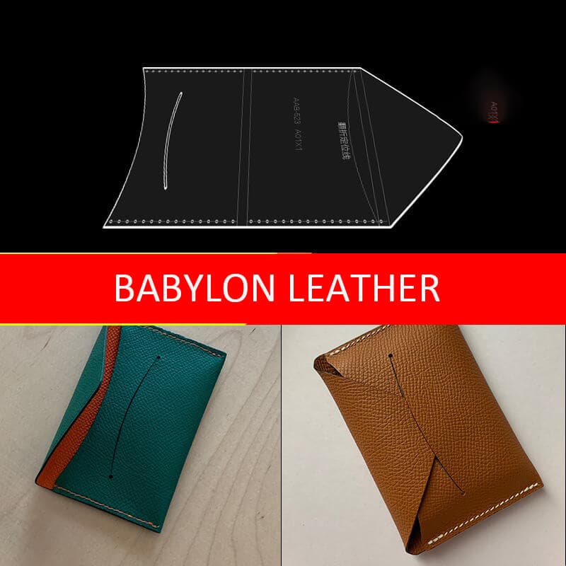 BABYLON™ Simple Card Holder Leather Craft Pattern AAB - 523 - Babylon LeatherBabylon LeatherAAB - 523 - Kraft Board