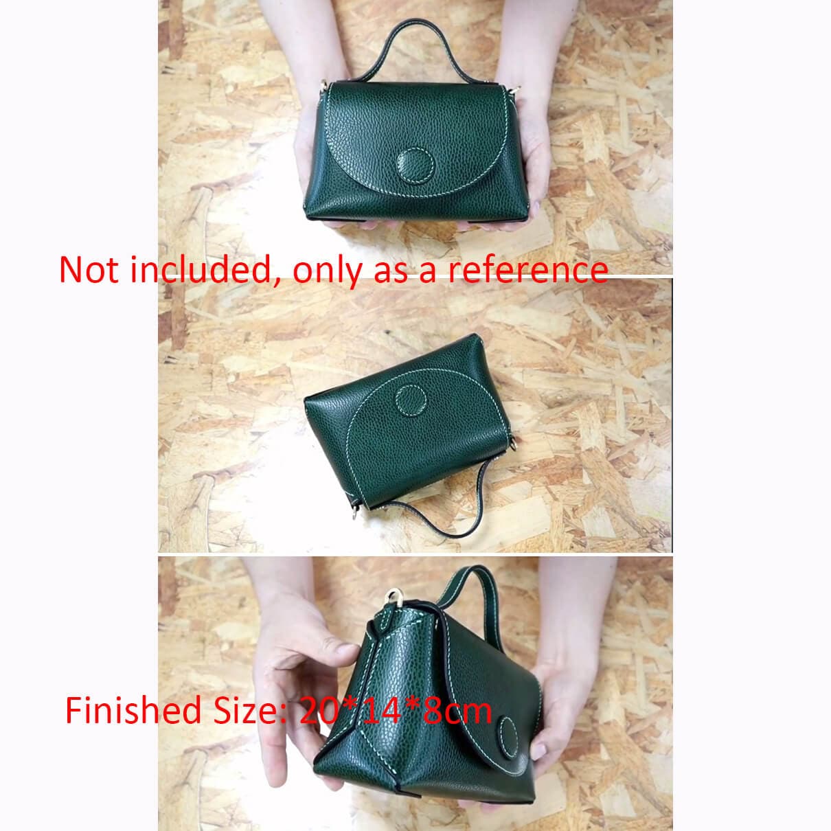 BABYLON™ Simple Leather Handbag Pattern AAB - 642 - Babylon LeatherBabylon LeatherAAB - 642 - Kraft Board