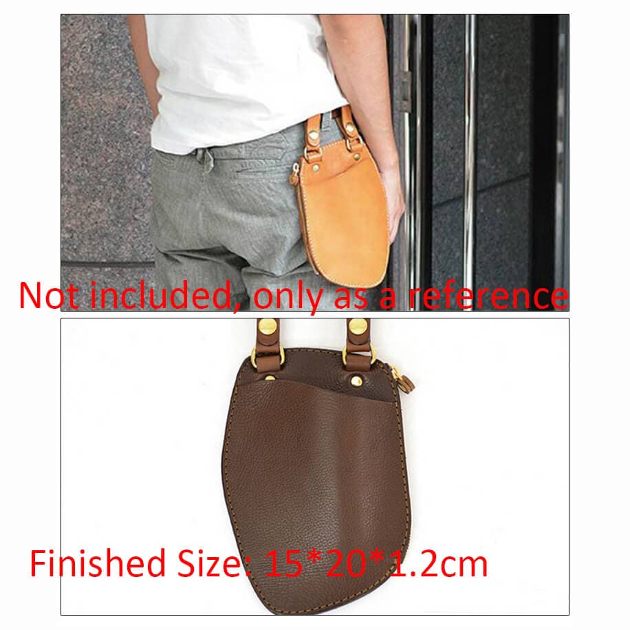 BABYLON™ Simple Leather Waist Bag Craft Pattern AAB - 125 - Babylon LeatherBabylon LeatherAAB - 125 - Kraft Board