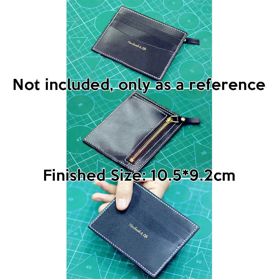 BABYLON™ Simple Zipper Card Holder Leather Pattern AAB - 446 - Babylon LeatherBabylon LeatherAAB - 446 - Kraft Board