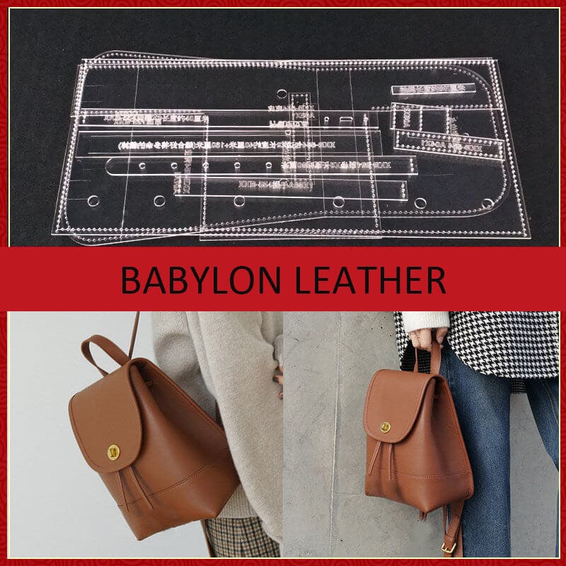 BABYLON™ Small Backpack Leather Pattern AAB - 576 - Babylon LeatherBabylon LeatherAAB - 576 - Kraft Board