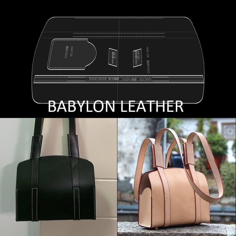 BABYLON™ Small Shoulder Bag DIY Pattern AAB - 728 - Babylon LeatherBabylon LeatherAAB - 728 - Kraft Board