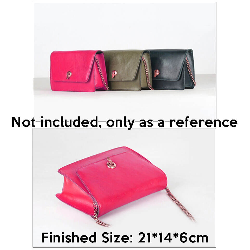 BABYLON™ Square Chain Shoulder Bag Making Pattern AAB - 833 - Babylon LeatherBabylon LeatherAAB - 833 - Kraft Board