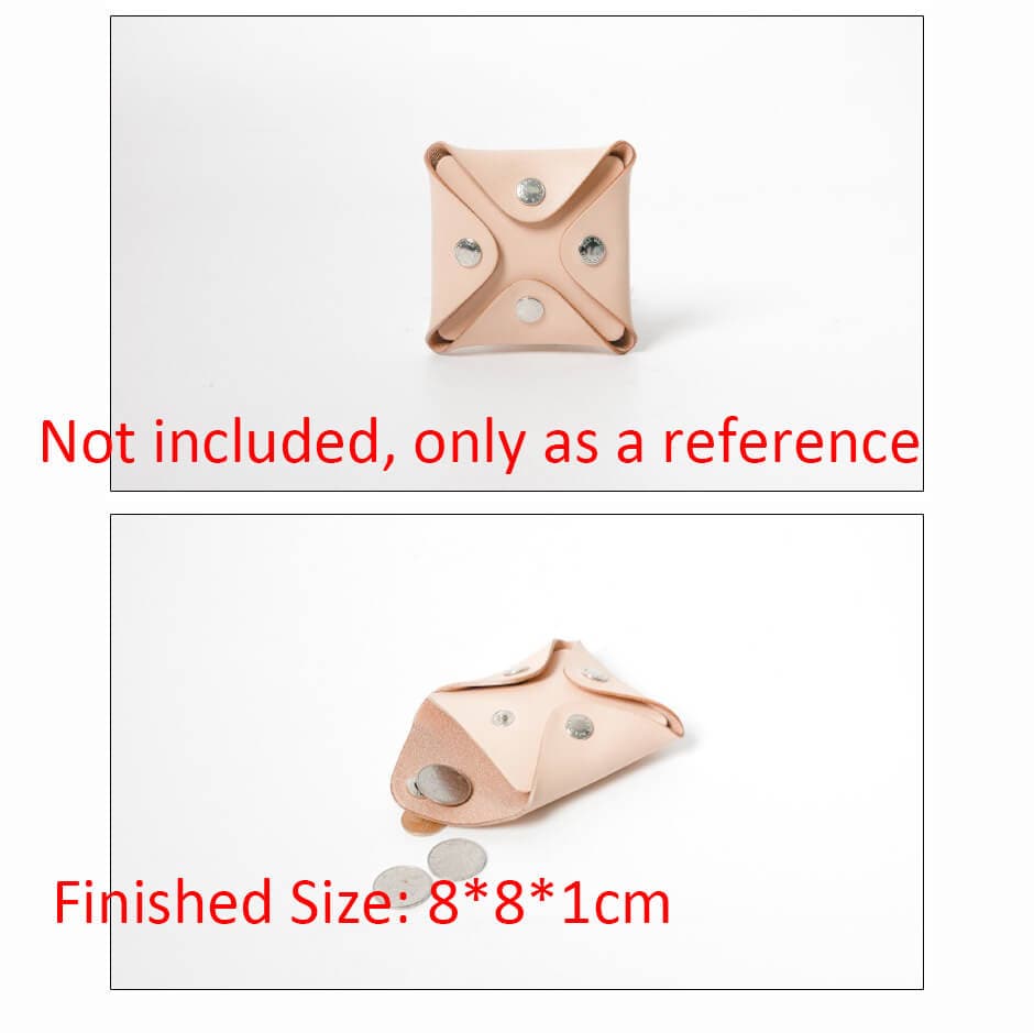 BABYLON™ Square Coin Purse Leather Craft Pattern AAB - 13 - Babylon LeatherBabylon LeatherAAB - 13 - Kraft Board