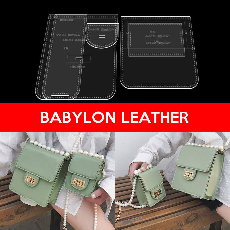 BABYLON™ Square Crossbody Bag Pattern AAB - 769 - Babylon LeatherBabylon LeatherAAB - 769 - Kraft Board - Small