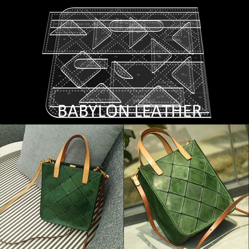 BABYLON™ Square Shoulder Bag Leather Working Pattern AAB - 708 - Babylon LeatherBabylon LeatherAAB - 708 - Kraft Board