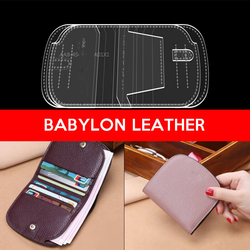 BABYLON™ Stylish Wallet Gift Making Pattern AAB - 454 - Babylon LeatherBabylon LeatherAAB-454-Kraft Board