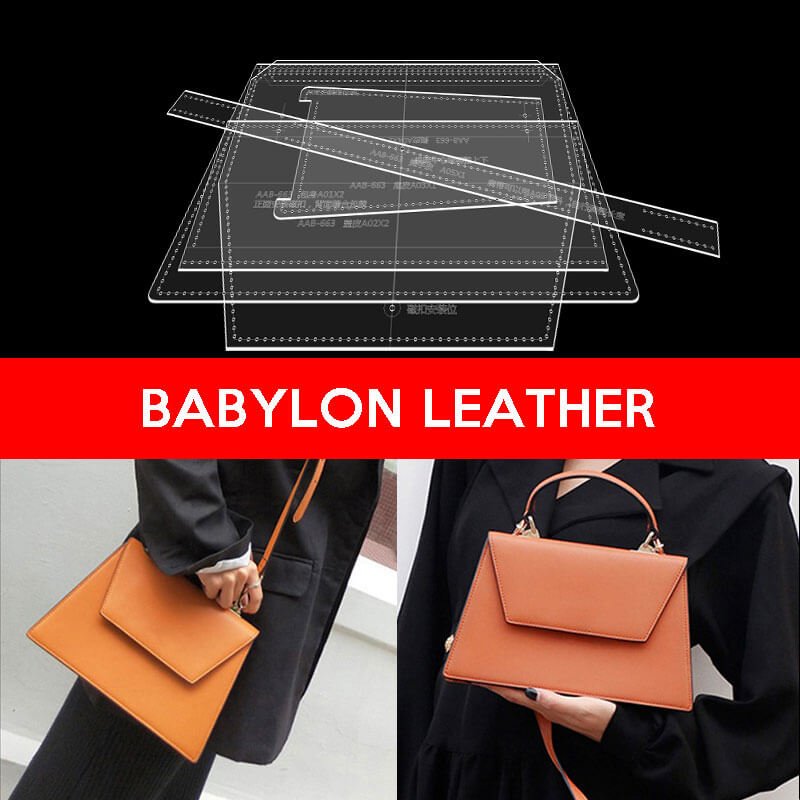 BABYLON™ Trapezoid Shoulder Bag Pattern AAB - 663 - Babylon LeatherBabylon LeatherAAB - 663 - Kraft Board