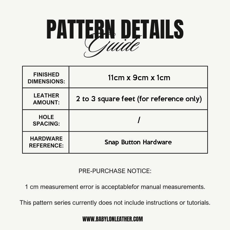 BABYLON™ Tri - Fold Wallet Love's Gift Pattern AAB - 452 - Babylon LeatherBabylon LeatherAAB-452-Kraft Board