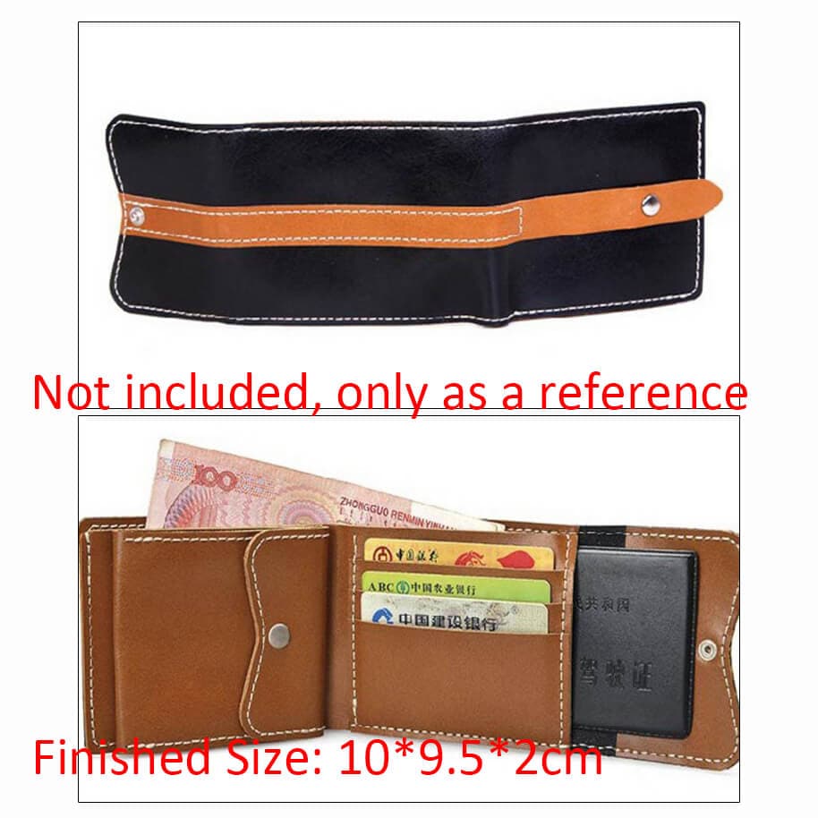 BABYLON™ Tri - Fold Wallet Making Pattern AAB - 129 - Babylon LeatherBabylon LeatherAAB - 129 - Kraft Board