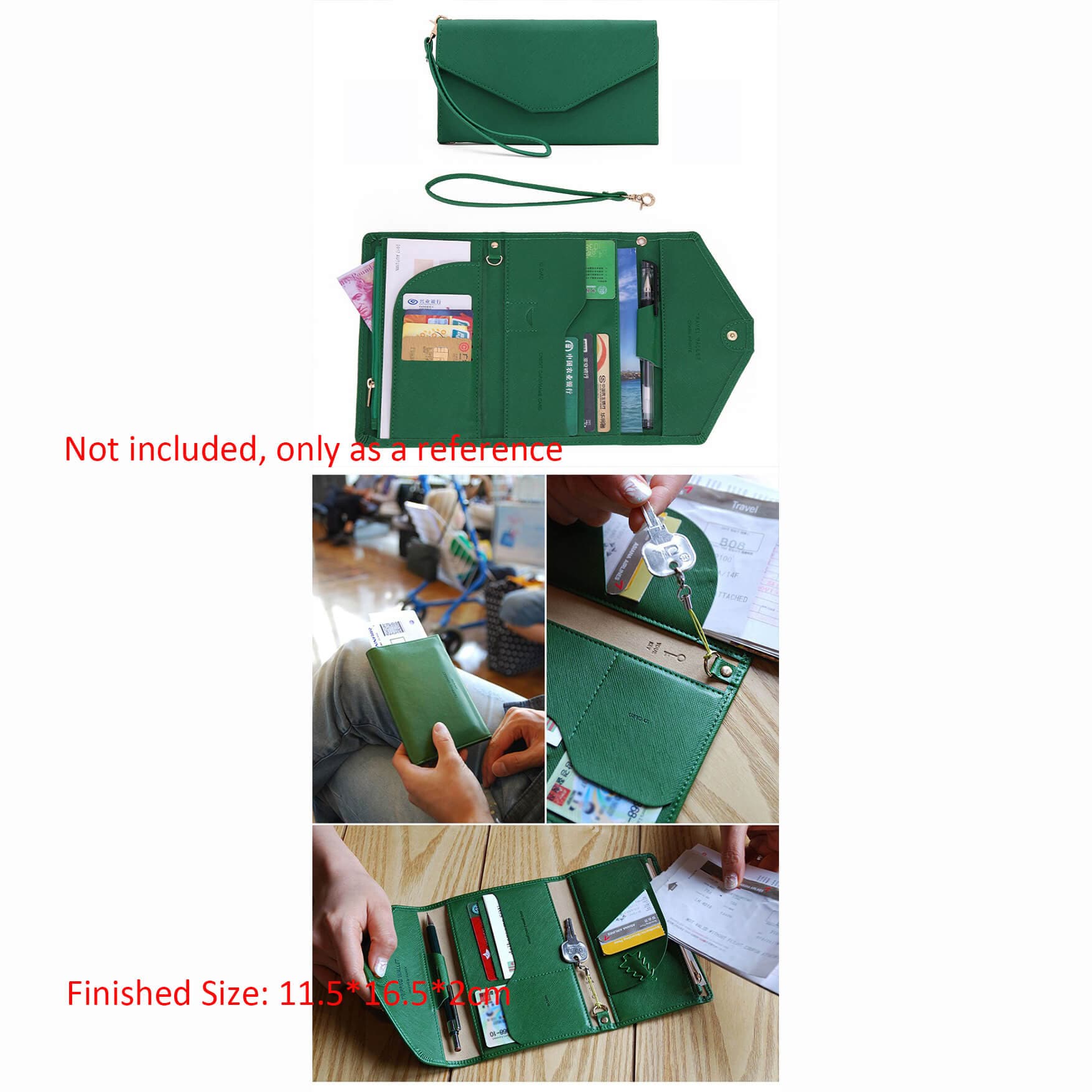 BABYLON™ Tri - Fold Wallet with Card Holder Pattern AAB - 697 - Babylon LeatherBabylon LeatherAAB - 697 - Kraft Board