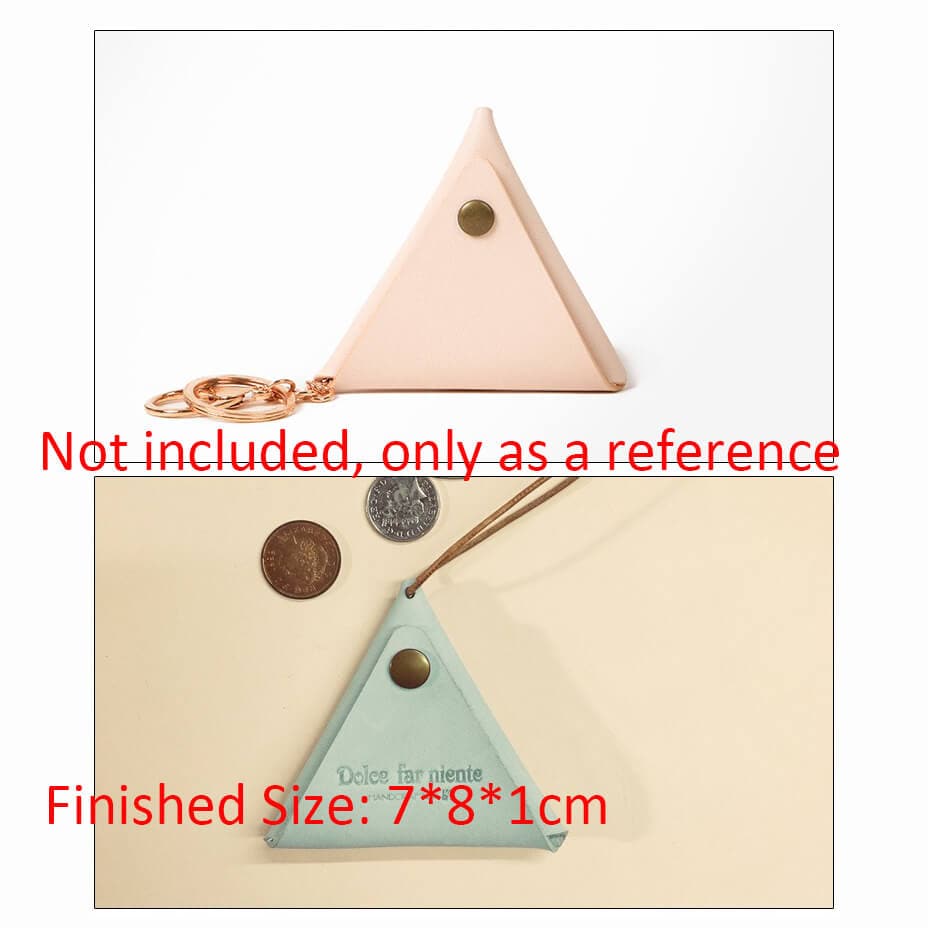 BABYLON™ Triangle Coin Purse Leather Pattern AAB - 266 - Babylon LeatherBabylon LeatherAAB - 266 - Kraft Board