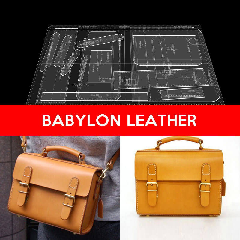 BABYLON™ Unisex Cambridge Bag Leather Pattern AAB - 851 - Babylon LeatherBabylon LeatherAAB - 851 - Kraft Board